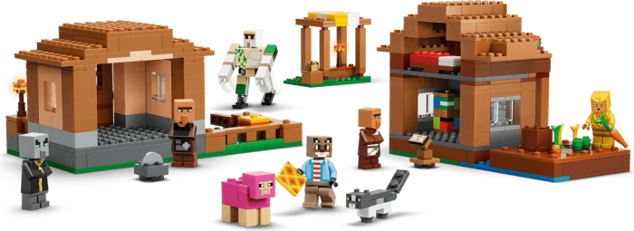 LEGO Minecraft - Angriff des Magiers auf das Dorf