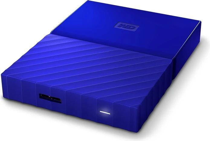 Western Digital WD My Passport Portable Storage blau 2TB, USB 3.0 Micro-B