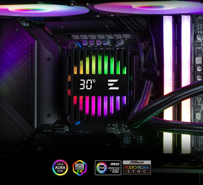 Zalman Alpha2 A24 ARGB schwarz, 240mm