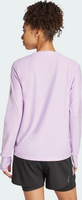 adidas Own The Run Laufshirt langarm powder plum (Damen)