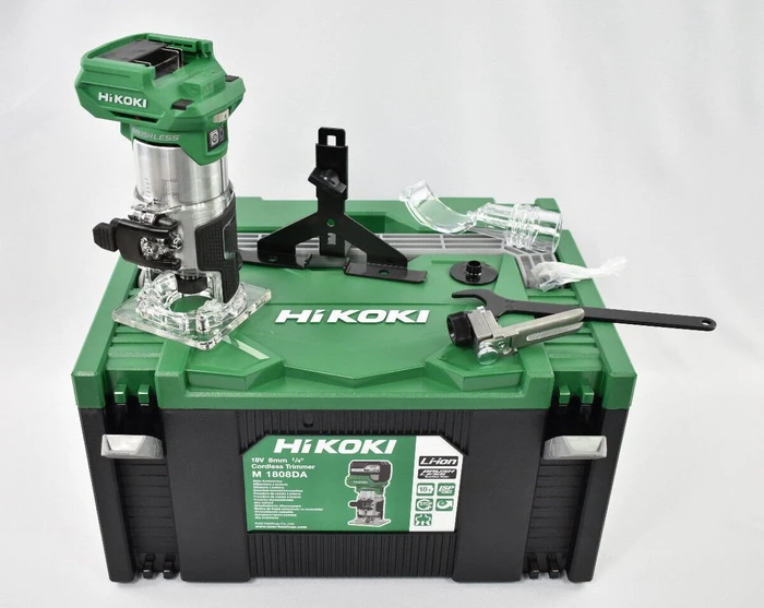 Hikoki M1808DAW2Z Akku-Kantenfräse solo inkl. Koffer