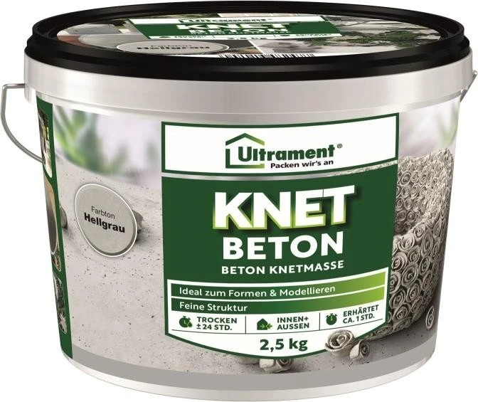 Ultrament Knet Beton weiß, 2.50kg