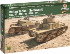 Italeri Italian Tanks - Semoventi M13/40 - M14/41 - M40 - M41