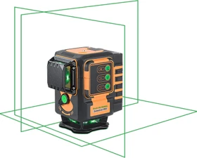 geo Fennel Geo6X SP Green Akku-/Batterie-Kreuzlaser inkl. Koffer + Akku