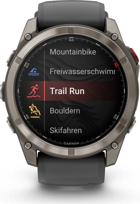 Garmin Fenix 8 Pro 51mm AMOLED titanium/black silicone