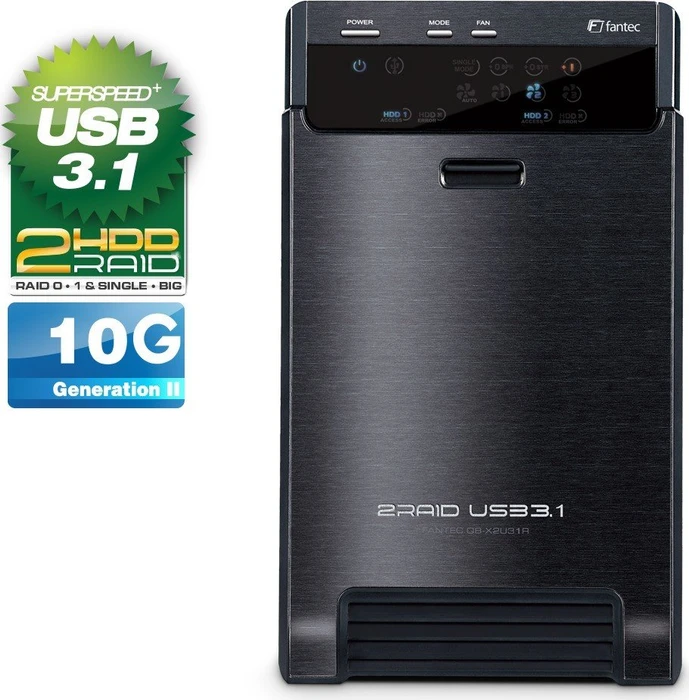 Fantec QB-X2U31R, USB-C 3.1