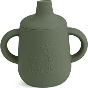 nuuroo Aiko Trinkbecher mit Trinkaufsatz, 140ml, dusty green