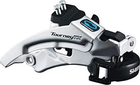 Shimano Tourney FD-TX800-TS6 3-fach 8s Umwerfer Schelle (Top Swing) 34.9mm