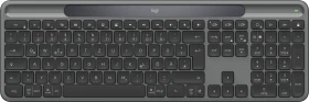 Logitech Signature Slim Solar+ K980, Grafit, USB/Bluetooth, DE