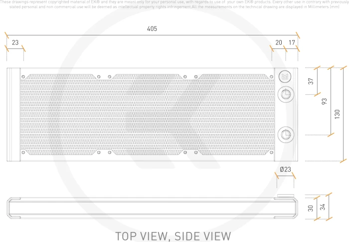 EK Water Blocks Quantum Line EK-Quantum Surface S S360 Black Edition