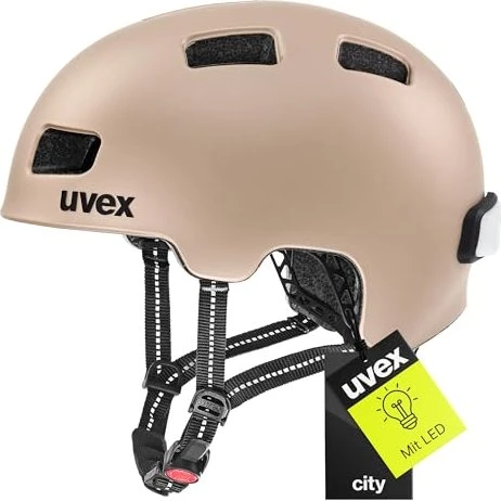 UVEX City 4 Helm soft gold mat