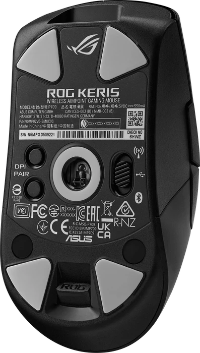 ASUS ROG Keris Wireless AimPoint schwarz, USB/Bluetooth