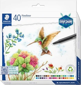 Staedtler triplus fineliner 334 0.3mm sortiert, 40er-Set
