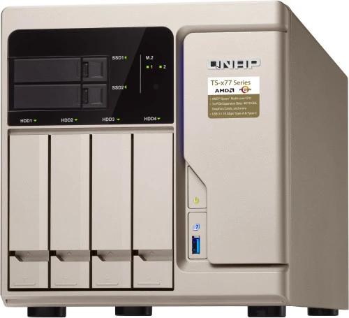 QNAP Turbo Station TS-677-1600-64G, 64GB RAM, 4x RJ-45 1000Base-T, 1x USB-C 3.1