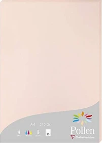 Clairefontaine Pollen Universalpapier rosa, A4, 210g/m², 25 Blatt