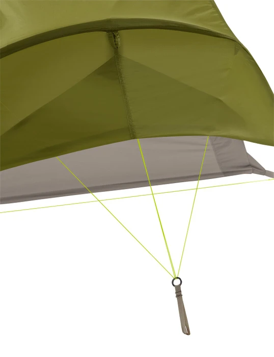 Vaude Lizard UL 1P Tunnelzelt wild lime