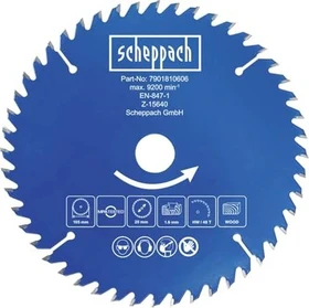 Scheppach HW Kreissägeblatt 48Z, 165x1x20mm, 1 Stück