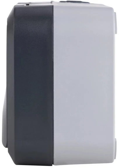 REV Ritter AquaStorm Steckdose 2-fach AP waagrecht, grau