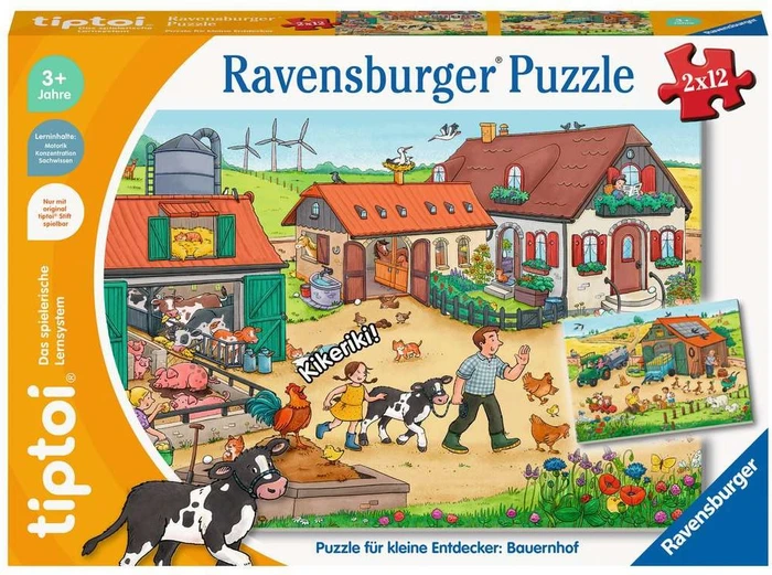 Ravensburger tiptoi Puzzle: Puzzle für kleine Entdecker: Bauernhof