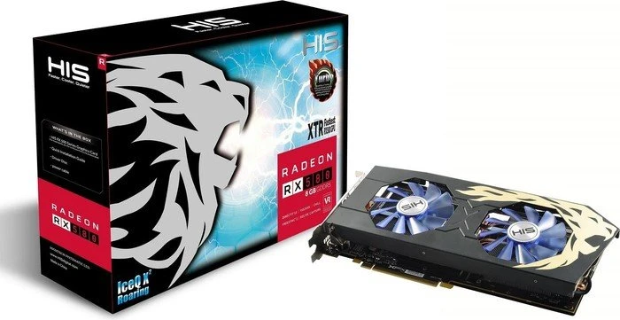 HIS Radeon RX 580 IceQ X² Roaring Turbo, 8GB GDDR5, DVI, HDMI, 3x DP