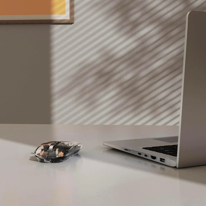 Hama WM-600 Wireless Multi-Device Mouse transparent, USB/Bluetooth
