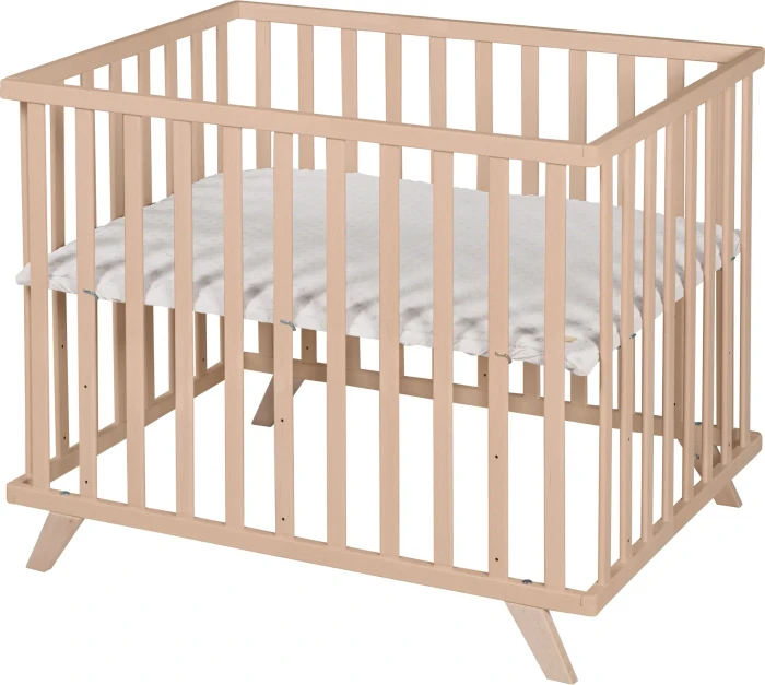 roba Laufgitter Lil Planet inkl. grauer Laufgittereinlage 72.5x98cm natur