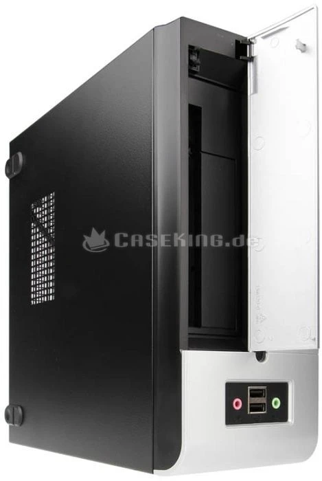 In Win BM639 USB 2.0 silber, Mini-ITX, 160W proprietär