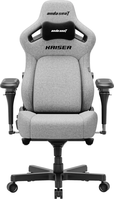 Anda Seat New Kaiser 4 / Kaiser 4 V2 Premium XL Gamingstuhl, Stoff grau