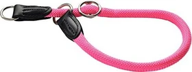 Hunter Freestyle Dressurhalsung, Hundehalsband, Zugstopper, robust, wetterfest, 50 M-L, Neonpink