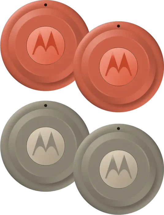 Motorola Moto Tag 2 PANTONE arabesque/PANTONE laurel oak, 4er-Pack