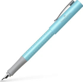 Faber-Castell Füller Grip 2011 Pearl Edition türkis, rechte Hand/linke Hand, breit
