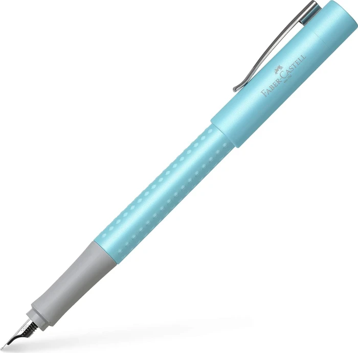Faber-Castell Füller Grip 2011 Pearl Edition türkis, rechte Hand/linke Hand, breit