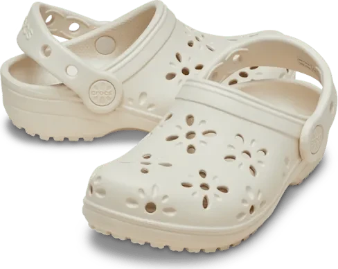 Crocs Classic Floral Cut-Out frappé (Junior)