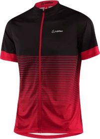 Löffler Stream 3.0 Full-Zip Trikot kurzarm rot (Herren)