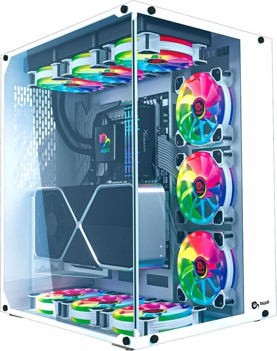 Talius Cronos Frost RGB, Glasfenster