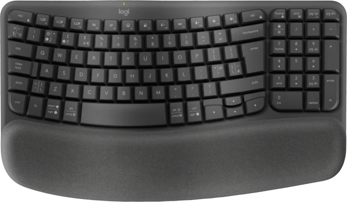 Logitech Wave Keys for Business, Grafit, Logi Bolt, USB/Bluetooth, UK
