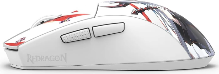 Redragon M916 EISA K1NG Pro 1K 3-Mode Wireless Gaming Mouse weiß/Anime Girl, USB/Bluetooth
