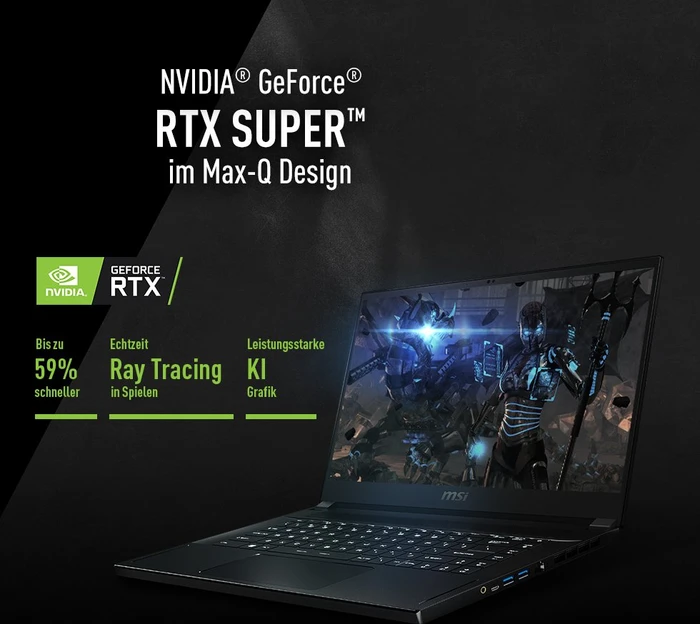 MSI GS66 Stealth 10SGS-054DC, Core Black, Core i9-10980HK, 32GB RAM, 2TB SSD, GeForce RTX 2080 SUPER Max-Q, DE