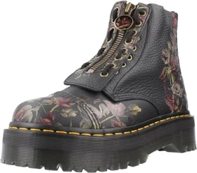 Dr. Martens Sinclair Decayed Roses Tumbled Nappa Leather Boots schwarz (Damen)