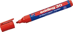 edding 30 Pigmentmarker rot