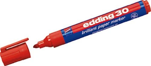 edding 30 Pigmentmarker rot