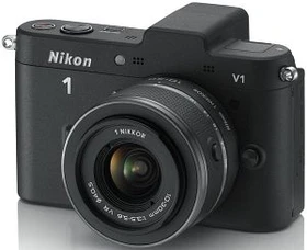 Nikon 1 V1 schwarz mit Objektiv 1 NIKKOR 10-30mm 3.5-5.6 VR