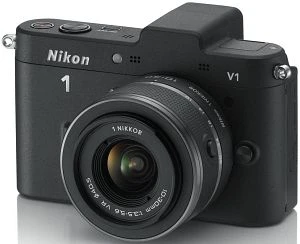 Nikon 1 V1 schwarz mit Objektiv 1 NIKKOR 10-30mm 3.5-5.6 VR