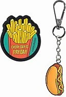 Coocazoo Colour Up-Set Anhänger & Patch Fast Food