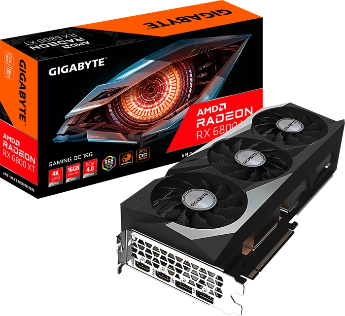 GIGABYTE Radeon RX 6800 XT Gaming OC 16G, 16GB GDDR6, 2x HDMI, 2x DP