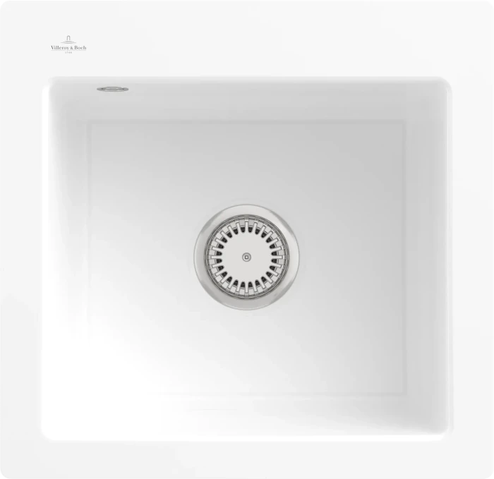 Villeroy & Boch Subway 50 S flat flächenbündig Becken mittig snow white