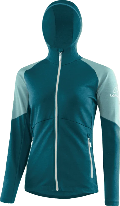 Löffler Tour Transtex Merino Hoody Funktionsjacke blue coral (Damen)