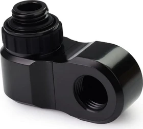 Alphacool Apex Grip Versatzstück 27mm G1/4" AG auf G1/4" IG drehbar, schwarz