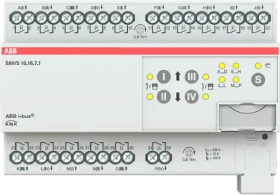 ABB SAH/S16.16.7.1 Schalt-/Jalousieaktor 16-fach, 230V, 16A, 8TE REG, Schaltaktor (2CDG110251R0011)