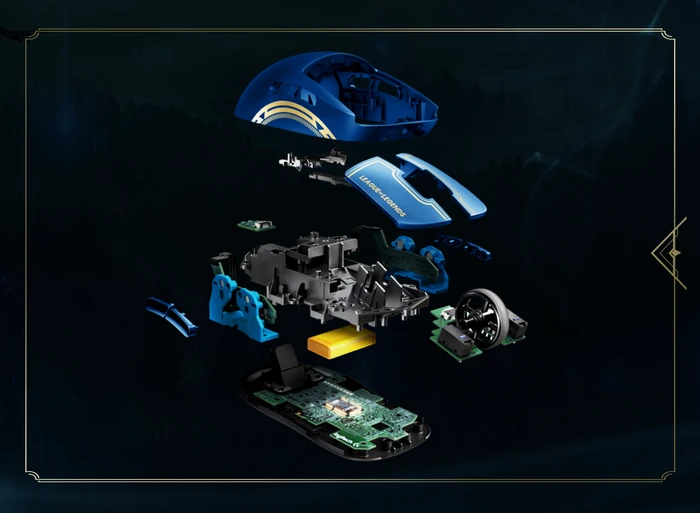 Logitech G Pro Wireless Gaming Mouse League of Legends Edition, USB